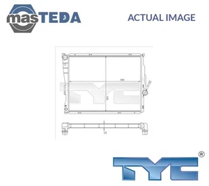 703-0006-R ENGINE COOLING RADIATOR TYC FOR BMW 3,Z4,E46,E85,E86 - Picture 1 of 5