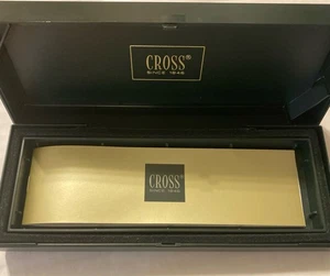CROSS Chrome Pen & Pencil Set Green Case #350105 Black Ink - Picture 1 of 6
