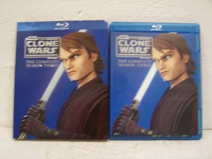 Star Wars: The Clone Wars - The Complete Season Three (Blu Ray) Slip Cover - Picture 1 of 4