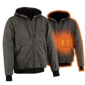 Nexgen Heat MPM1717DUAL Technology Men's Grey Heated Hoodie - Sweatshirt Jacket - Bild 1 von 8
