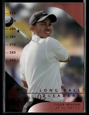2003 SP Authentic #53 Tiger Woods LBL - Image 1 of 2