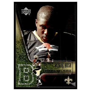 Tarjeta de fútbol americano Reggie Bush novato #219 2006 Upper Deck New Orleans Saints NFL CASI NUEVA - Imagen 1 de 3