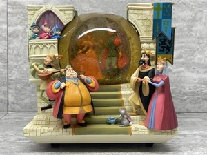 Dornröschen musikalische Schneekugel Aurora und ihr Prinz Disney Vintage selten - Bild 1 von 23