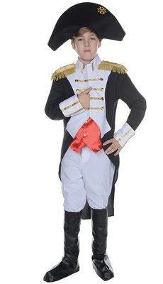 Usado Una Vez - Disfraz de Halloween Napoleón Bonaparte - NIÑO Grande 10-12 - en Paquete  Foto 1 de 4