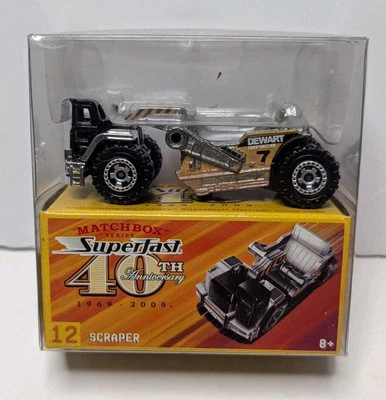 2009 Matchbox Superfast 40th Anniversary #12 Scraper (Silver/Chrome) - Image 1 of 4