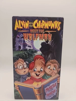 Alvin and the Chipmunks Meet the Wolfman VHS 2000. VGC. Clean Tape.  - Image 1 of 4