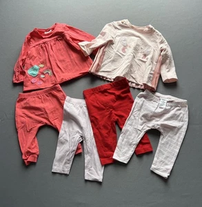 Kleidungspaket Neugeborenes Baby Mädchen 3-6 Monate Outfits erste Größe Pullover Hosen - Bild 1 von 13