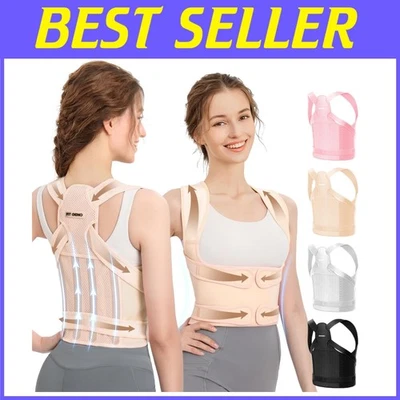 Corrector de postura para hombres y mujeres - Soporte completo de espalda Foto 1 de 4
