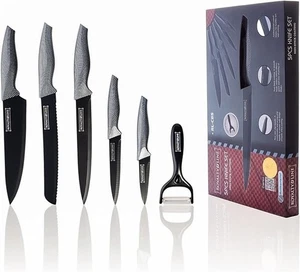 Messerset 6 tlg. verschieden Messer und 1 Schäler im Set - Bild 1 von 3