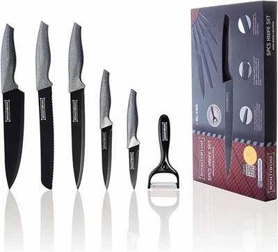 Messerset 6 tlg. verschieden Messer und 1 Schäler im Set - Bild 1 von 3