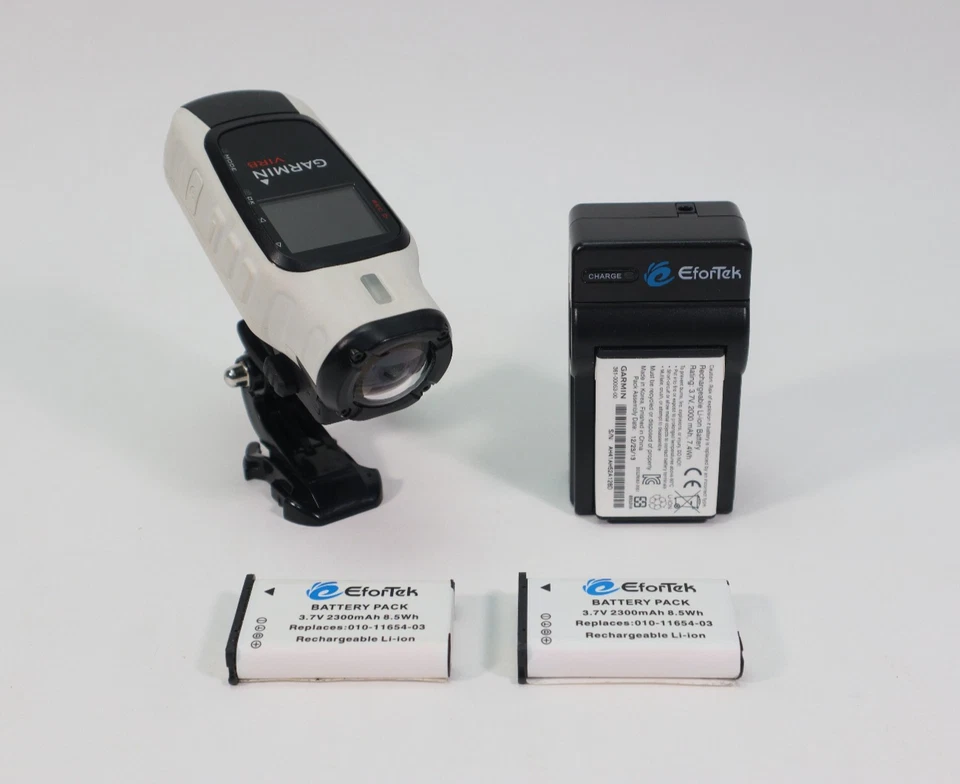 Garmin VIRB Elite GPS Action Sports Camera HD W/ Mount & 3 Batteries No SD - Image 1 of 4