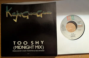 SYNTH POP Kajagoogoo Too Shy EMI 8161 1983 NM PROMO Pic Slv - Picture 1 of 2
