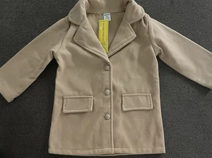 Nuevo con etiquetas Abrigo para niña Shein botón delantero talla 12-18M tostado - Imagen 1 de 3