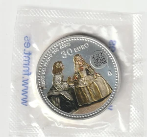 30 EUROS DEL AÑO 2019, MUSEO DEL PRADO LAS MENINAS . EN SU FUNDA - Imagen 1 de 2