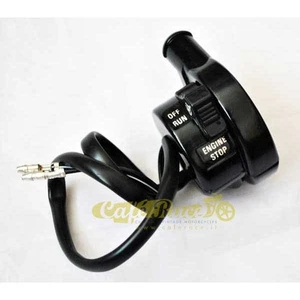 Bloque Comandos Interruptor Botones Manillar Derecho Negro Modelo para Yamaha - Picture 1 of 2
