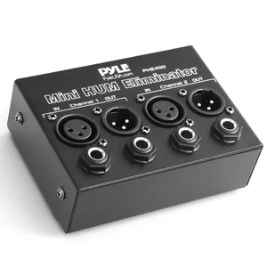 Pyle Pro PHE400 Hum/Eliminatore di Rumore Scatola a 2 Canali - Foto 1 di 6