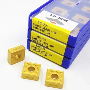 10pcs SNMG120408-DM YBC251 SNMG432-DM Original ZCC.CT CNC blade carbide inserts - Picture 1 of 2