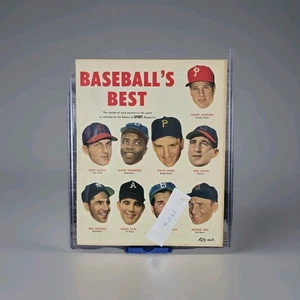 La mejor revista de béisbol 1952 con Jackie Robinson Phil Rizzuto MLB de colección años 50 - Imagen 1 de 11