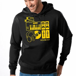 House Kit Funky Groove Club DJ Música Sudadera con capucha Sudadera con capucha - Imagen 1 de 1