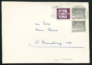 BERLÍN SERIE PERMANENTE 140 CONSTRUCCIONES PAREJA VERTICAL en postal Mi solo -.-!! a2910 - Imagen 1 de 1