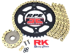 2016 Yamaha R1 "S" RK ZXW 520 Gold 16/41 OEM Geared Chain and Sprockets Kit - Picture 1 of 6