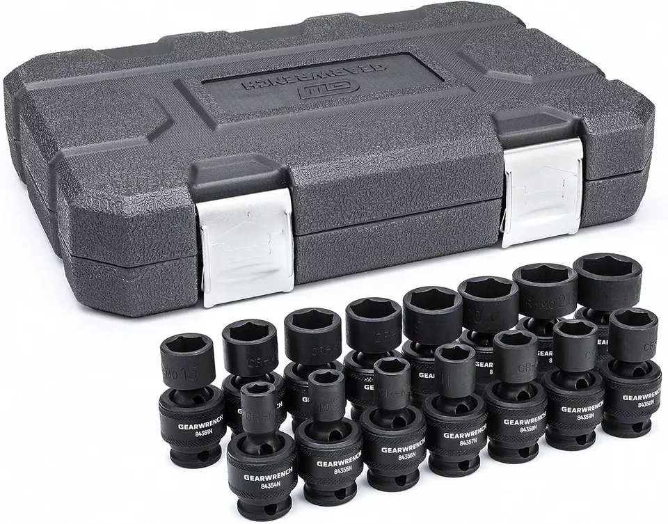 GEARWRENCH 84918N 3/8" Drive 6 Point Universal Impact Socket Set - 15 Piece - Image 1 of 4
