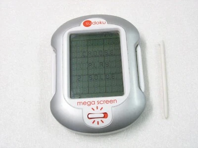 Illuminated Sudoku Mega Screen Handheld Electronic Game Techno Source 2005 - Image 1 of 3