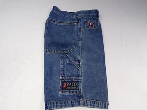 RARE Vintage Paco Jeans Denim Carpenter Shorts Mens 30 Hammer Loop Cotton E25 - Picture 1 of 14