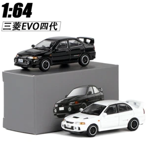 JKM 1:64 Mitsubishi Lancer Evolution 4 Diecast Metal Model Car Collection New - Picture 1 of 8