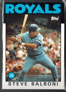 1986 Topps ~ Steve Balboni 164 - Bild 1 von 2