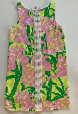 Vestido Lilly Pulitzer Niñas 10 12 Fan Dance Flamenco 20 Aniversario 10/12 L Foto 1 de 4