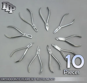 10 ORTHODONTIC PLIERS DENTAL INSTRUMENTS LABORATORY LAB - Bild 1 von 3