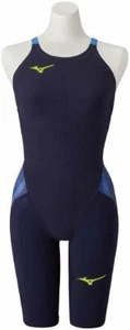MIZUNO Swimsuit Women GX SONIC V 5 ST FINA N2MG0201 Blue Size M w/ Tracking NEW - Picture 1 of 5