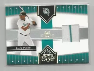 Cliff Floyd 2005 Donruss Champions Impressions Jersey w/ Stripe Florida Marlins - Picture 1 of 2