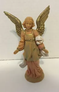VTG 1990’s Fontanini 6” Tall Nativity Angel Figure Depose Italy - Picture 1 of 6