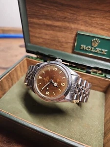 Vintage Rolex Explorer Tropical Dial Box And Papers From 1967 Watch - Picture 1 of 6