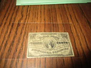 THREE CENTS THIRD ISSUE U.S. FRACTIONAL CURRENCY SEE PICTURES - Picture 1 of 2