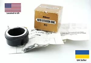 Vintage Nikon PK-3 27.5mm photo Auto Extension Ring Tube for lens, in box - Picture 1 of 7