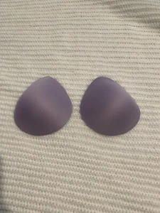 NEW w/o Packaging One Set of Lavender Purple Bra Cup Inserts, Size C/D or M/L - Picture 1 of 3