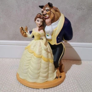 RARE Tokyo Disneyland Beauty and the Beast Music Box Figurine - Picture 1 of 9