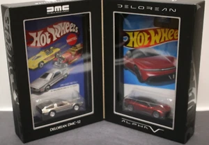 Hot Wheels RLC Mattel Creations DeLorean DMC-12 & Alpha 5 On Hand Sold Out - Picture 1 of 10