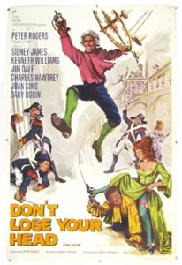 Original Carry On Don't Lose Your Head UK One Sheet Filmplakat 1966 - Bild 1 von 9