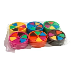 Trivial Pursuit Complete Set of Tokens Movers Wedges Pies Brown Pink Blue Green+ - Picture 1 of 3