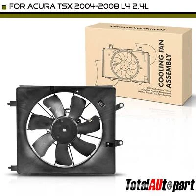 Engine Condenser Fan with Shroud Assembly for Acura TSX 2004-2008 L4 2.4L Right - Image 1 of 4