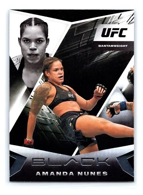 2021 Panini Chronicles Black UFC #105 Amanda Nunes - Image 1 of 2