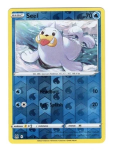 Pokemon TCG Seel SWSH Lost Origin 033/196 Reverse Holo Common Card NM - Picture 1 of 2