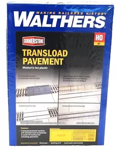 HO Scale Walthers Cornerstone 933-4186 Transload Facility Pavement Kit - Picture 1 of 8