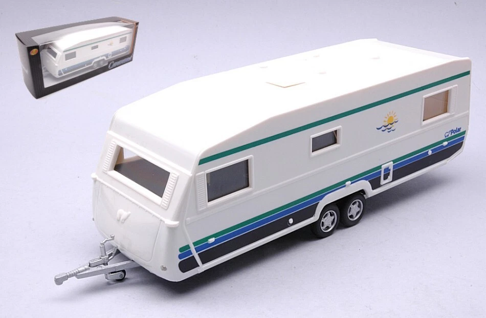Modellino auto camper roulottes scala 1:43 ROULOTTE BIG POLAR 2005 collezione - Immagine 1 di 1