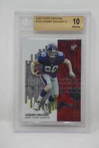 2002 Topps Pristine #124 Jeremy Shockey U/999 Rookie Giants 🔥Beckett 10 PRISTIN - Picture 1 of 8