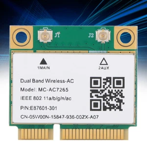 Dual Band 2.4G 5GHz Netzwerkkarte WIFI Mini PCI-E Wireless WLAN Karte Modul-De - Bild 1 von 12